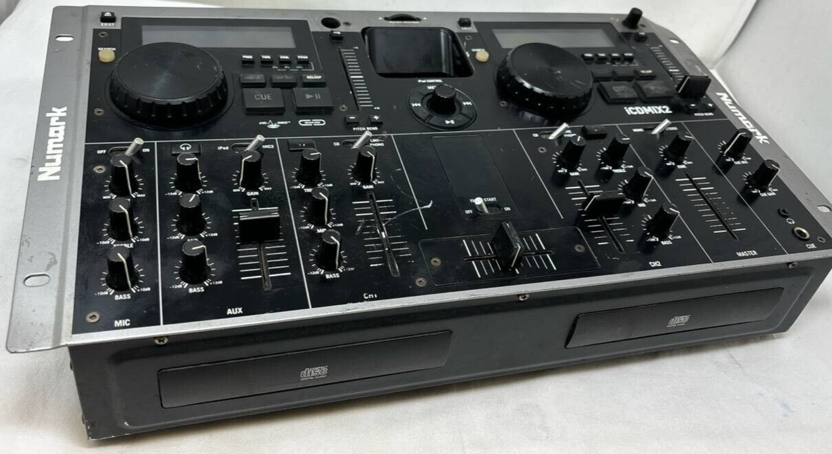 Numark iCDMIX2 Dual 2 Channel System CD iPod DJ Controller Numark iCDMIX2 Dual 2 Channel System CD iPod DJ Controller