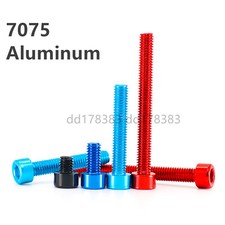 Colorful Aluminum Alloy 7075 Hex Socket Bolt Cap Head Screws M3 M4 M5 M6 Colorful Aluminum Alloy 7075 Hex Socket Bolt Cap Head Screws M3 M4 M5 M6