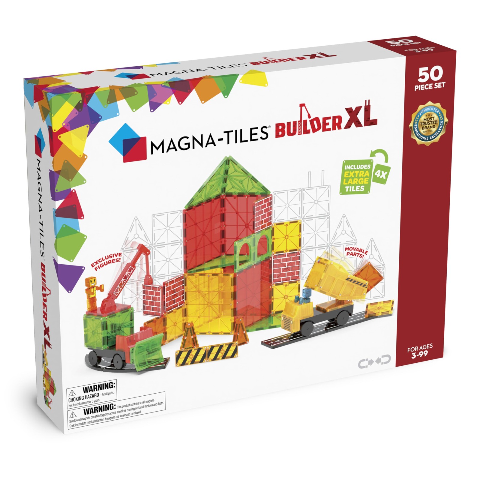 Magna-Tiles Builder XL 50 STK 30790₽