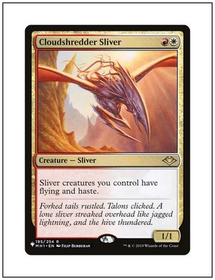 Cloudshredder Sliver, The List, Magic the Gathering, MTG NM