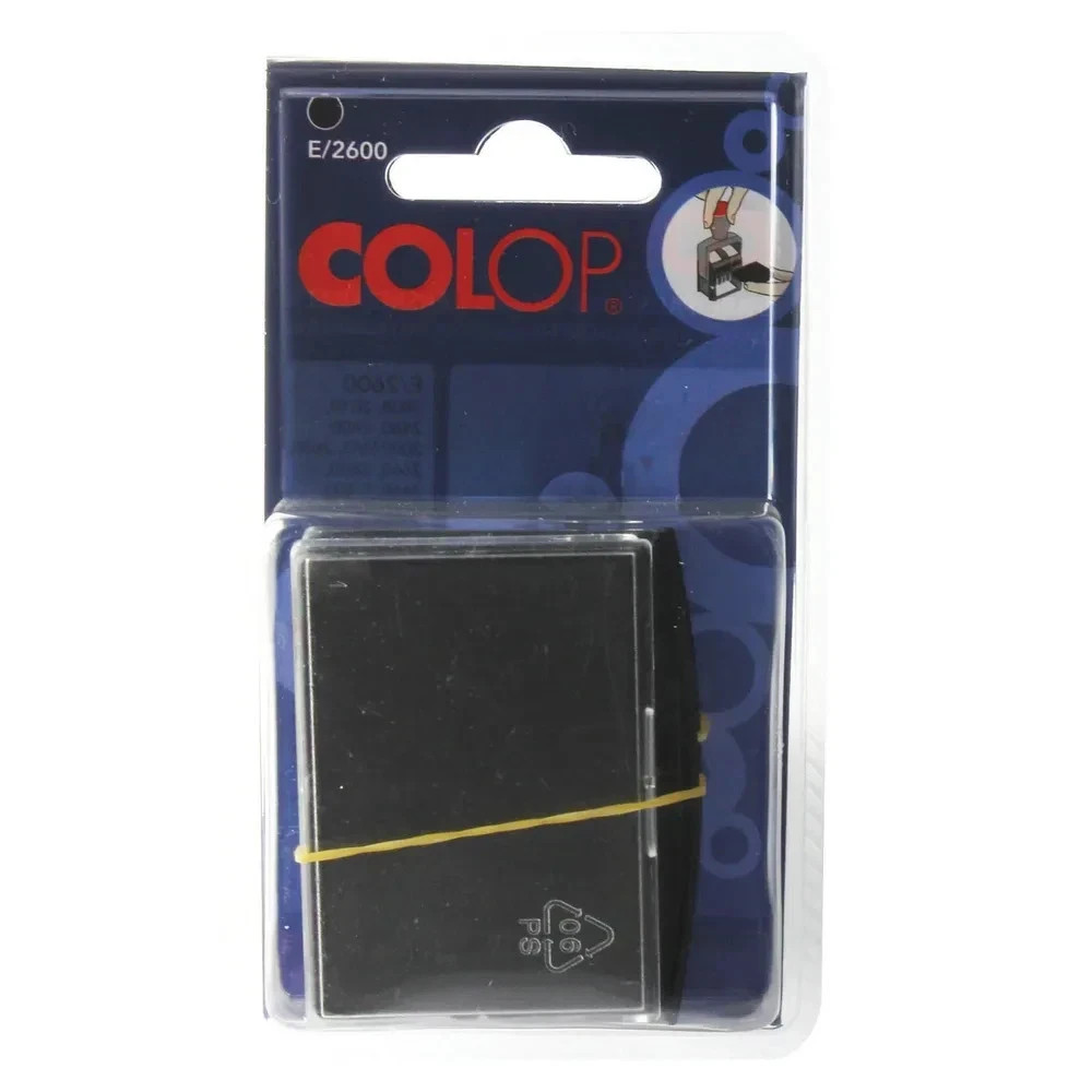 B&Q -  E/2600 Black Replacement Ink PadsPack Of 2 107791 Black Stamp Pads To Fit  24002460260026602008/p2010, - Image 2