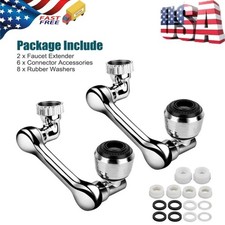 2X1080 Swivel Faucet Aerator Universal Fit with Rotate Robotic Arm Extension
