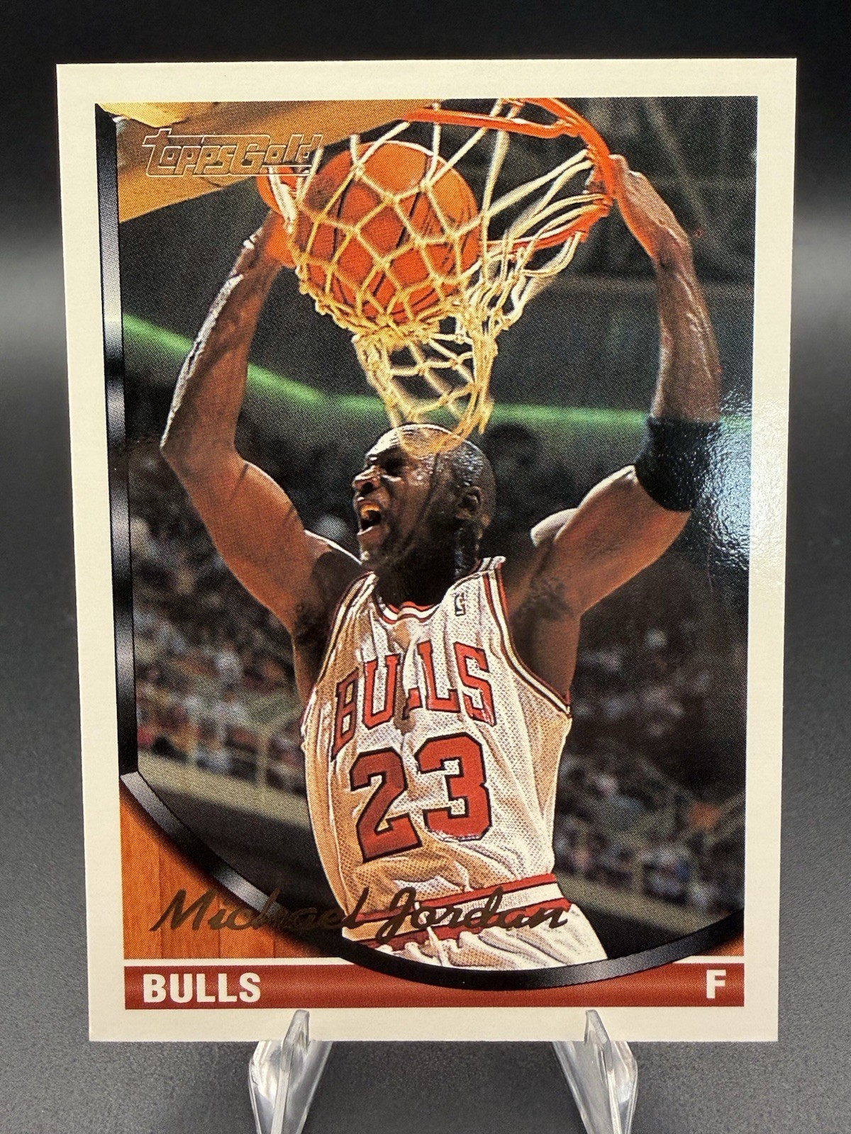 1993-94 1993 TOPPS GOLD PARALLEL MICHAEL JORDAN #23 🐐 HOF CHICAGO BULLS