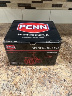 Penn Spinfisher VII SSVII6500LC 6500 Spinning Reel IPX5 Sealed Body HT-100 Drag