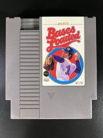 Bases Loaded NES Game Cartridge and Manual Tested and Working Authentic Nintendo
