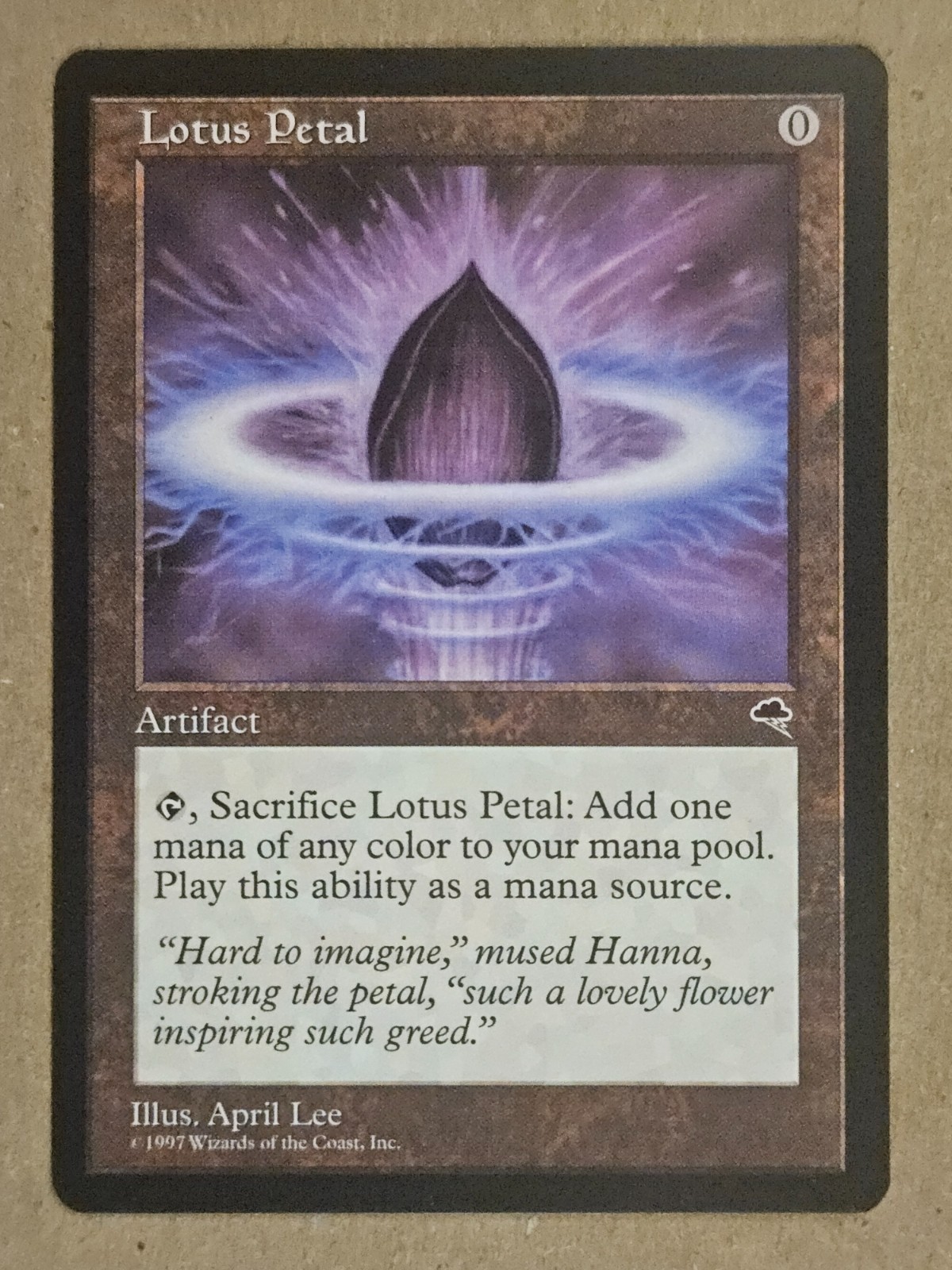 Lotus Petal - Tempest - Near Mint | MTG