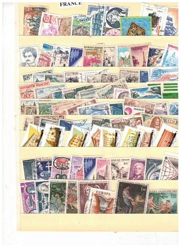 FRANCE SUNDRY COLLECTION* OVER 80 STAMPS cat NEAR $40.+ USED LOT 303-83b