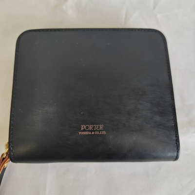 #ad PORTER FILM Porter Wallet Leather Wallet Black Bifold Wallet $288.14