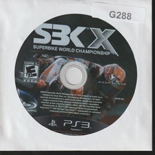 SBK X Superbike World Championship PS3 Used Video Game Only Sleeved No Case