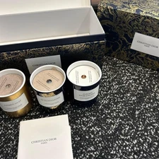 Christian Dior Paris Candle Christmas Limited 3 Piece Set Gift Japan New 