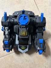 Fisher Price Imaginext DC Super Friends Batman R/C Transforming Batbot Sin Control Remoto