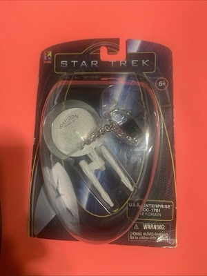 Star Trek ENTERPRISE NCC 1701 (2009) 3-D keychain brand new in packaging