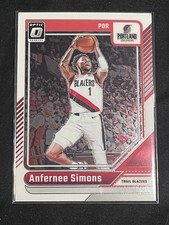 2024-25 PANINI DONRUSS OPTIC #128 ANFERNEE SIMONS Trail Blazers