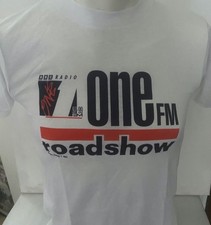 BBC Radio 1 New 1991 Roadshow RARE Tour LARGE T/Shirt. Tour Dates on Rear