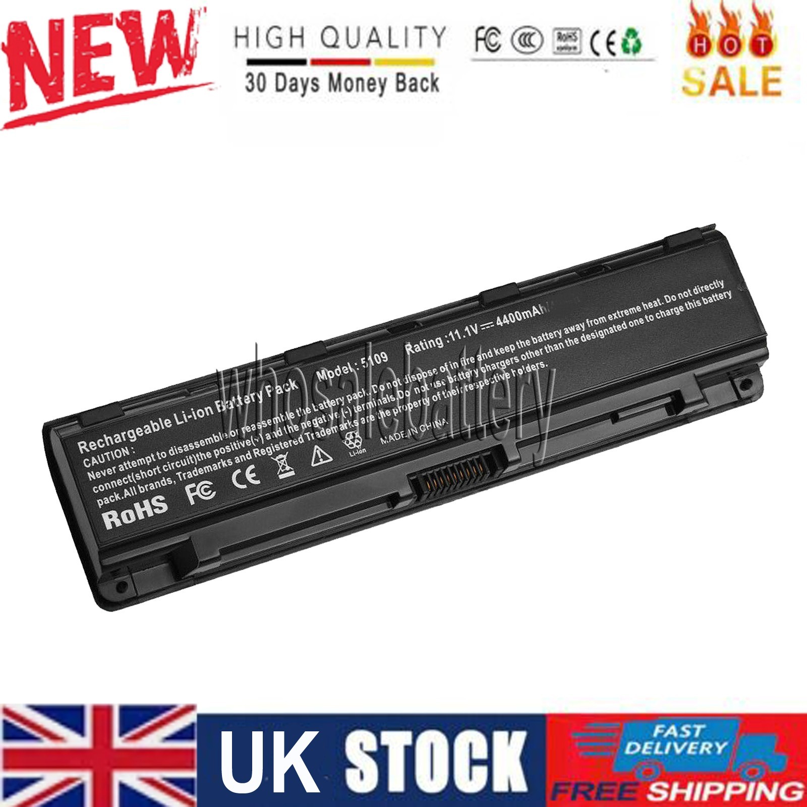 PABAS272 PA5109U-1BRS Battery For Toshiba Satellite C50 C50D C50t C55 C55D C55t