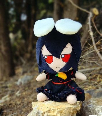 Touhou Project Black Tewi Inaba Fumo Plush Doll Stuffed Dress Up Toy 20cm