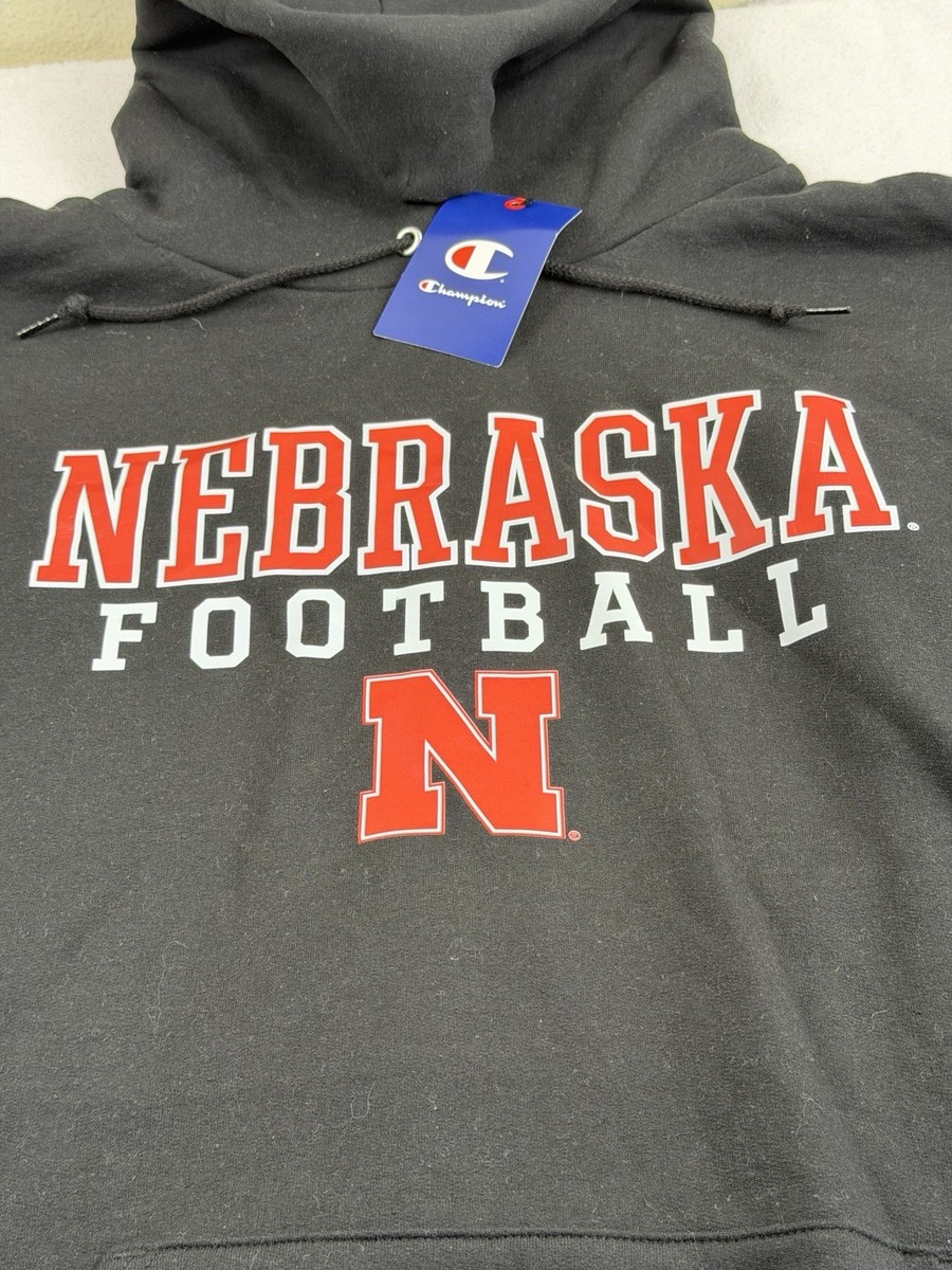 New Nebraska Cornhuskers Hoodie Men 2XL Black NCAA Football