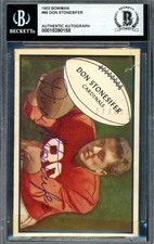 Don Stonesifer Beckett BAS Signed 1953 Bowman Autograph