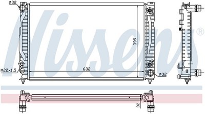 Nissens    60498    Radiator