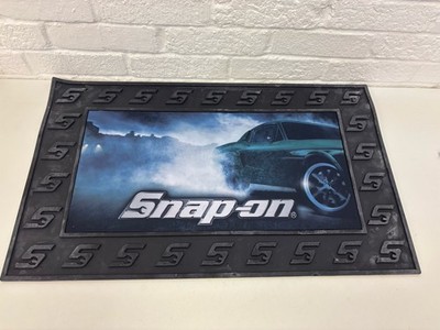 Snap On Tools Tür Willkommen Matte Gummi mit Stoffbild 76x45cm SSX18R6 unbenutzt