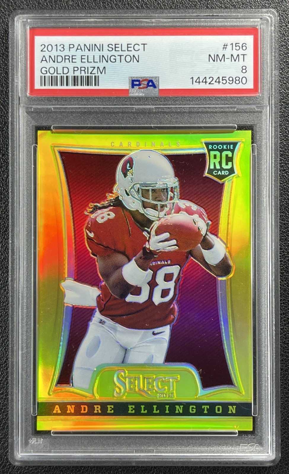 Andre Ellington Panini Select #156 Gold