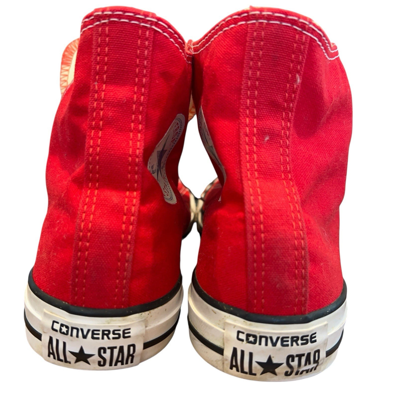 Converse Chuck Taylor All Star Bright Red High Top Sneaker Shoes Womens 8 Casual thumbnail 11