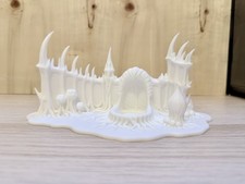 Tyranid Style Miniature Terrain Wall And Nest For Tabletop War Gaming