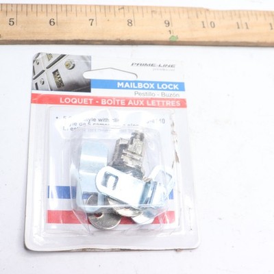 Prime-Line Mailbox Lock Counter-Clockwise ILCO Nickel Finish S-4140