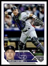 2023 Topps Brian Serven Rookie Colorado Rockies #41