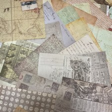 Lot of 36 Scrapbooking Papers 12 x 12 in