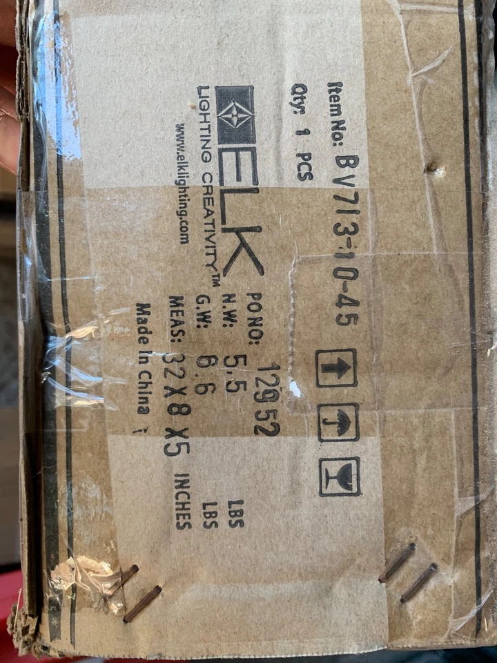 Luz de tocador ELK Lighting BV71 3-80-45, cromada Foto 2 de 2