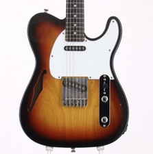 G&L Premium ASAT Classic Semi-Hollow 3-Tone Sunburst o16885