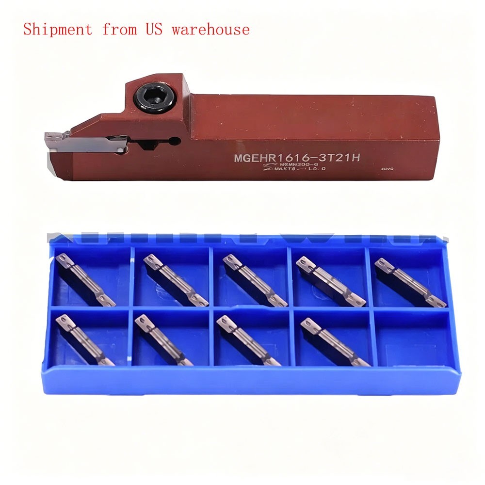 Lathe Grooving Tool Parting Grooving Cut-Off MGMN300-M Carbide Inserts For MGEHR