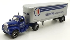 First Gear 1/34 Scale 19-1725 1960 Model B-61 Mack + Trailer Chippewa