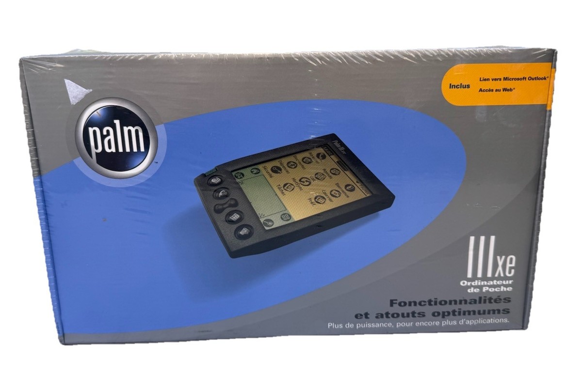 PALM DRIVE出品 Vintage Palm IIIxe Handheld Personal Organizer PDA EUROPEAN
