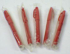 Pentel Sign Pen Stick Marker Fine Point Red Ink Sealed Lot of 5