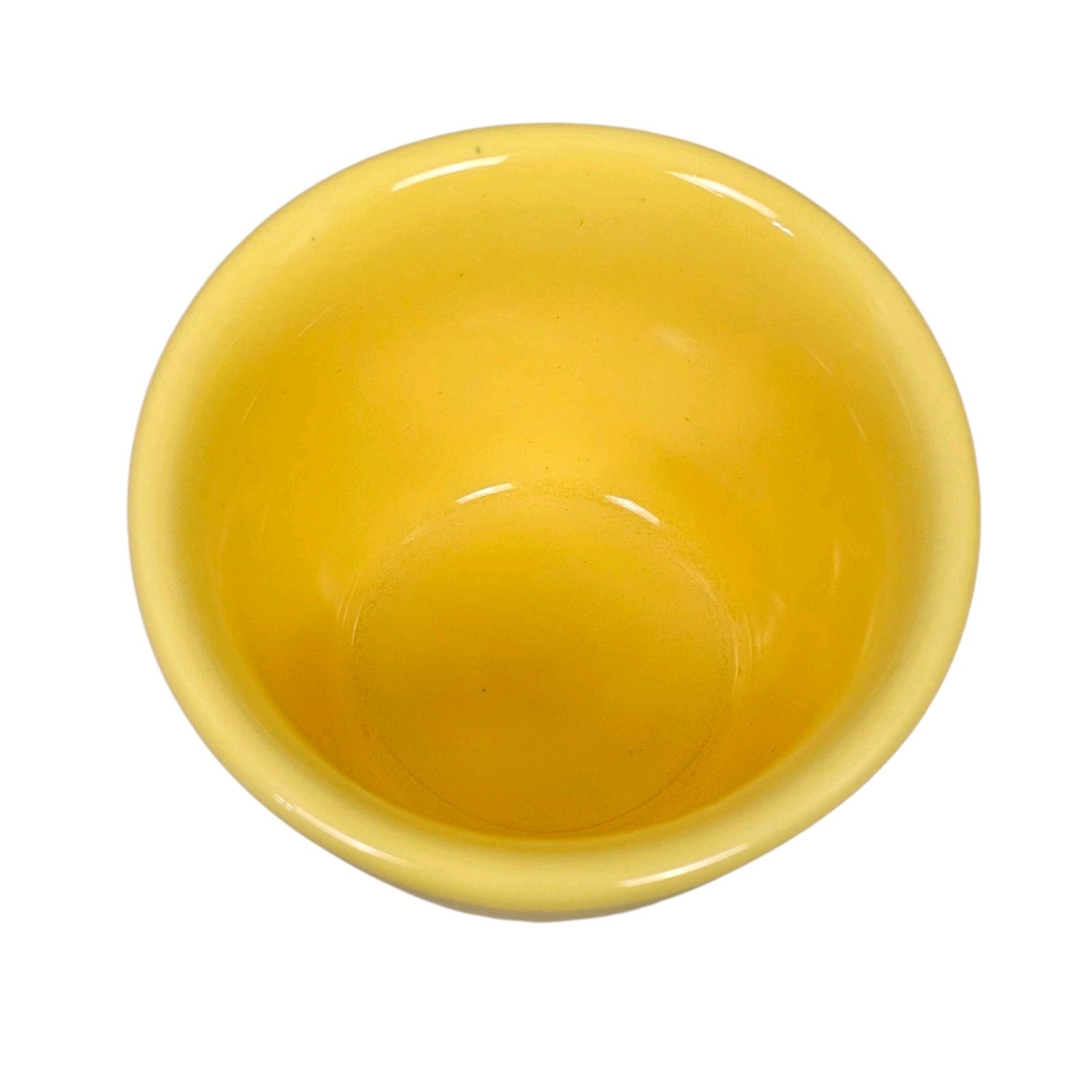Bauer Pottery 2000 Los Angeles Yellow Ringware 5oz Custard Cup