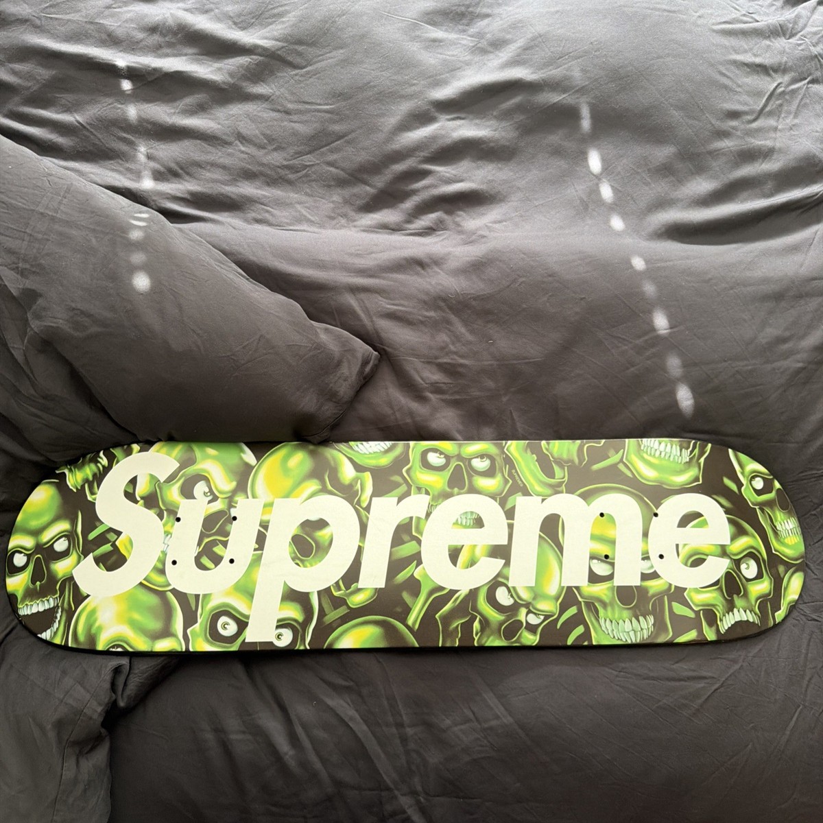 Supreme Skull Pile Skateboard Deck Green Black NEW (UNSEALED