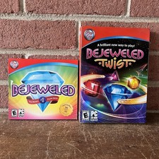 Lot of 2 Original Twist Bejeweled Twist PC CD-ROM Complete