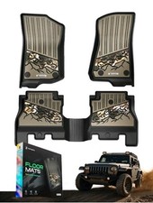 Yhtauto Upgrade Camouflage Floor Mats Compatible With Jeep Wrangler Jl 2018-2024