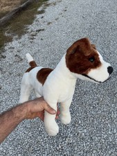 Melissa  Doug Plush Jack Russell Terrier 21" Dog Standing Stuffed Toy WY19150