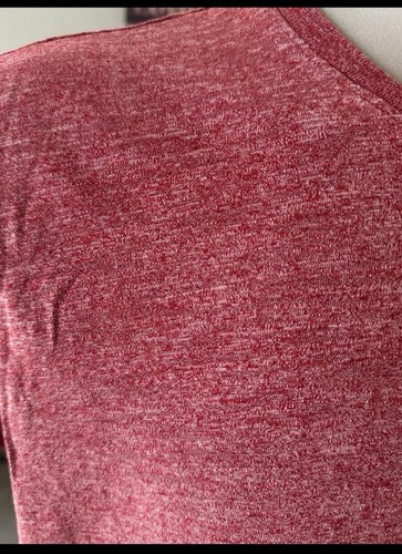 Camiseta Apt 9 Cuello en V Ajuste Premier Flex Roja Para Hombre Grande Transpirable Elastizada - Imagen 3 de 5