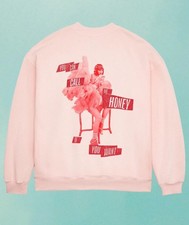 Taylor Swift CALL ME HONEY The Life Of A Showgirl PINK CREWNECK SWEATSHIRT M