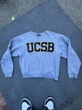 Vintage UCSB UC Santa Barbara Sweatshirt S USA Made Spellout College Crewneck