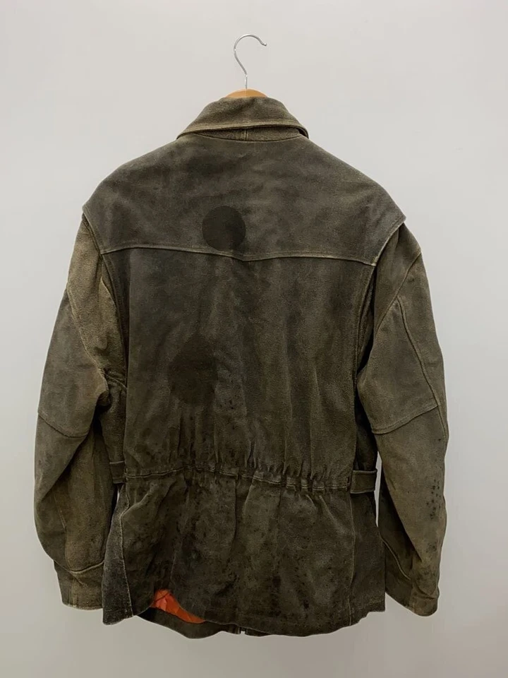 AVIREX Biker Jacket L Leather KHK Plain baia - Image 2 of 4