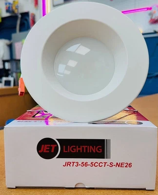 Jet Lighting 6" LED 5CCT Smooth Retrofit Light (JRT3-56-5CCT-S-NE26) (NEW)