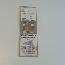 1990 Boston Red Sox Chicago White Sox Ticket 9/14 Sosa HR17 Boggs 3W Thomas RC