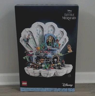 New LEGO Disney The Little Mermaid Royal Clamshell 43225 1808pc Set 18+ - Image 1 of 4