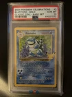 2021 Pokemon Celebrations 25th Ann Classic Base Set 2/102 BLASTOISE HOLO PSA 10