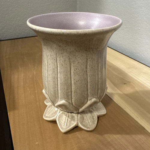 Red Wing Pottery Speckled Lavender Vase #1439